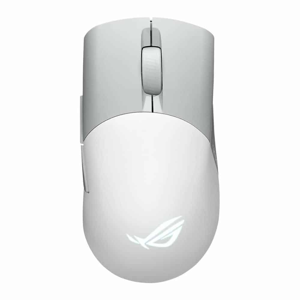 ASUS ROG Keris Optical Wireless/Wired Aimpoint Gaming Mouse White